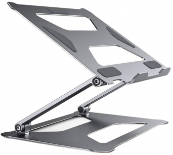 Masa pentru laptop Zola® inaltime si inclinare ajustabila aluminiu inaltime 3-17 cm argintiu 