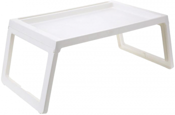 Masuta pliabila pentru laptop Zola® plastic 55x36x27 cm alba 