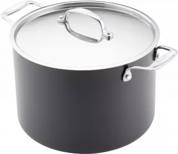 Oala Stellar-Hard Anodized aluminiu 33.5x24x20 cm negru/argintiu 
