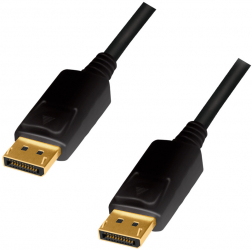 Cablu video Logilink DisplayPort Male - DisplayPort Male v1.2 1m negru 