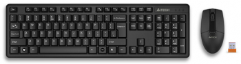 Kit periferice A4Tech 3330N Wireless Black 