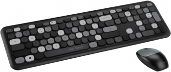 Kit periferice Serioux Colorful Wireless Black 
