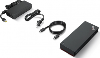 Lenovo ThinkPad Universal Thunderbolt 4 Smart Dock Prin cablu Negru 