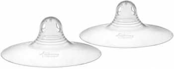 Set 2 protectii din silicon pentru mameloane Tommee Tippee 230164 Transparent 
