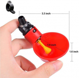adapatoare pentru pui ABS Rosu/Negru 10 BUC/ SET