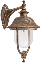 Corp de iluminat perete exterior Rabalux 1xE27 100W Negru/Crem 