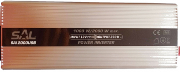 Invertor tensiune 12V-220V max 2000W SAI 2000USB