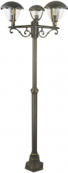 Stalp exterior Rabalux Miami 3 x E27 x 40w gold antique RB8675