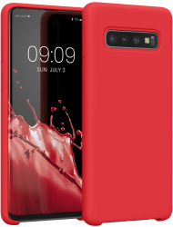 Husa kwmobile pentru Samsung Galaxy S10 Silicon Roz 47732.238 
