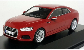 Macheta auto Audi A5 2017 Coupe rosu matador 1/43 Spark 