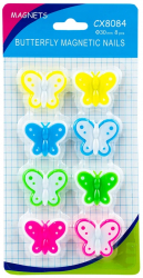 Magneti fluturas 30mm 8 buc/set 
