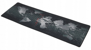 Mouse pad Zola® cauciucat pentru gaming Harta Lumii 80x30cm 