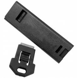 Dispozitiv de supravietuire Zola® cu fluier si silex de magneziu pentru aprindere negru