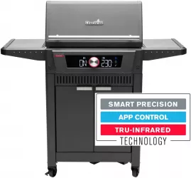 Gratar pe gaz Char-Broil Evolve display grile din fonta TRU-Infrared 140991 