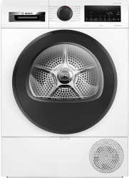 Uscator de rufe Bosch WQG233D1BY Pompa de caldura 8 kg Clasa A+++ AutoDry Sensitive Drying System AntiVibration Alb 