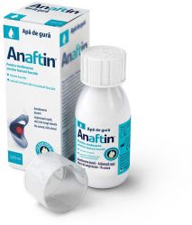 Apa de Gura Menarini Anaftin Împotriva Durerilor Minore și Aftelor Bucale 120ml