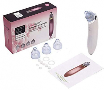 Aparat Extractie Puncte Negre XN-8030 tip Vacuum 4x Capete de Schimb 4x Programe cu Baterii fara fir Culoare Alba 