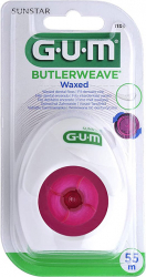 Ata Dentara GUM Butlerweave Rezistenta la Rupere Cerata cu Roata Rebobinare 55m 