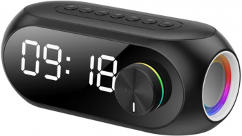 Ceas de masa LED Zola® asociere bluetooth 5.0 functie de programare 2 alarme radio spatiu card de memorie TF intrare AUX distanta