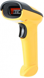 Cititor Coduri de Bare Zamo&reg Kefar K5 Laser 2D Conectivitate USB si BT Mod Continuu si Manual Plug and Play Negru si Galben