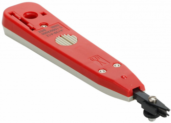 Clește Insertizor Zamo® ETC Corning MDF 5000 Punch Down pentru Sisteme de Distribuție Foarfeca Oțel Culoare Roșie