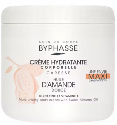 Crema Hidratanta de Corp Byphasse cu Ulei de Migdale Dulci Glicerina si Vitamina E pentru Toate Tipurile de Piele 500 ml 