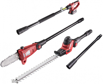 Fierastrau telescopic pentru crengi si gard viu 2 in 1 RDP-PSHT20 2 Ah Raider 075740 