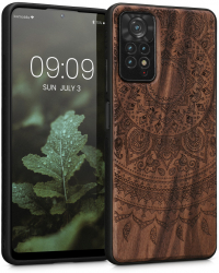 Husa kwmobile pentru Xiaomi Redmi Note 11 Pro/Redmi Note 11 Pro 5G/Redmi Note 12 Pro Lemn Maro 57381.07 