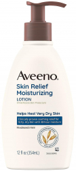 Lotiune de Corp Aveeno Skin Relief cu Ovaz Coloidal si Unt de Shea Hidratare impotriva Mancarimii Pielii Efect 48h 354ml 