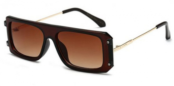 Ochelari de Soare Zamo&reg CZL 633 Protectie UV400 Model Rectangular Rama Maro Lentile Maro 