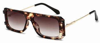Ochelari de Soare Zamo&reg CZL 633 Protectie UV400 Model Rectangular Rama Tortoise Lentile Maro