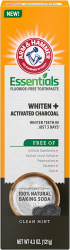 Pasta de Dinti Arm & Hammer Essentials Charcoal Fara Fluor pentru Albirea Dintilor cu Carbune Activat 121gr 