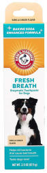 Pasta de Dinti Arm & Hammer Fresh Breath Curatare Eficienta cu Bicarbonat de Sodiu Aroma Vanilie si Ghimbir 67.5gr 
