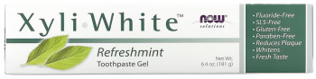 Pasta de Dinți Now Solutions Xyli White Refreshmint Multi-Protectie Avansată cu Aroma de Mentă fără Fluor 181gr