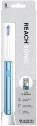 Periuta de Dinti Reach Sonic USB Electric Curatare Eficienta in Spatiile Inguste cu Peri Inclinati Soft Contine Capac pentru Periuta s