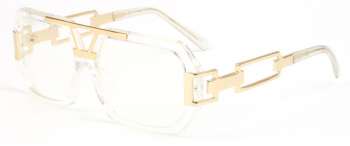 Rame Ochelari Zamo&reg CZL 4027T Protectie UV400 Model Rectangular Rama Aurie Lentile Transparente 