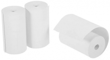 Set Etichete Termice Autoadezive Zamo&reg 57x30mm x 5m pentru Imprimanta Termica Portabila Alba 3 buc