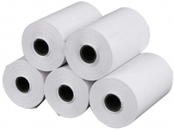 Set Etichete Termice Autoadezive Zamo&reg 57x30mm x 5m pentru Imprimanta Termica Portabila Alba 5 buc