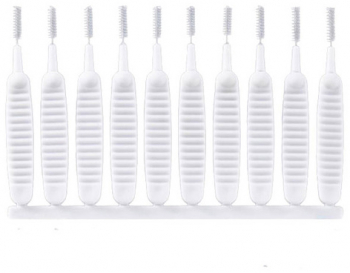 Set Periute Zamo® pentru Curatarea Parei de Dus Culoare Alba 10 buc 