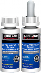 Set Tratament Kirkland Stimuleaza Cresterea si Opreste Caderea Parului Pipeta Inclusa 2 x 60ml