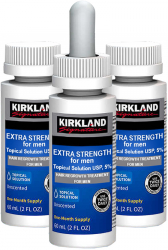 Set Tratament Kirkland Stimuleaza Cresterea si Opreste Caderea Parului Pipeta Inclusa 3 x 60ml 