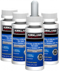 Set Tratament Kirkland Stimuleaza Cresterea si Opreste Caderea Parului Pipeta Inclusa 4 x 60ml 