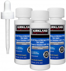 Solutie 3 Luni Kirkland 5 Tratament Impotriva Caderii Parului Versiune Noua Pipeta Inclusa 3x 60ml