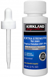 Solutie Kirkland pentru Stimularea Cresterii Parului si a Barbii Pipeta Inclusa 1x 60ml 