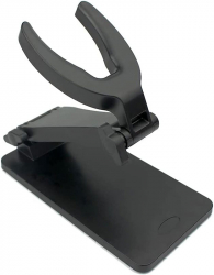 Suport Universal Zamo&reg pentru Cititor Coduri de Bare Ajustabil Pliabil Culoare Neagra