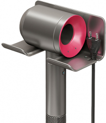 Suport Uscator de Par Zamo&reg Montare Usoara in Perete prin Sistem Autoadeziv 15x8x6 cm Culoare Gri 