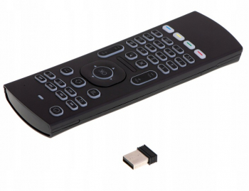Telecomanda universala Zola® 2 in 1 MX3 smart TV tastatura si mouse neagra 