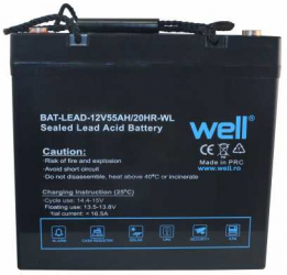 Acumulator Plumb Acid 12v 55ah Well 
