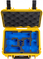 B&W Type 500 Case for DJI Osmo Pocket 3 Combo yellow 