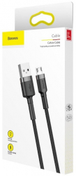 Baseus Cafule Micro USB Cable 2.4A 0.5m - Gray/Black